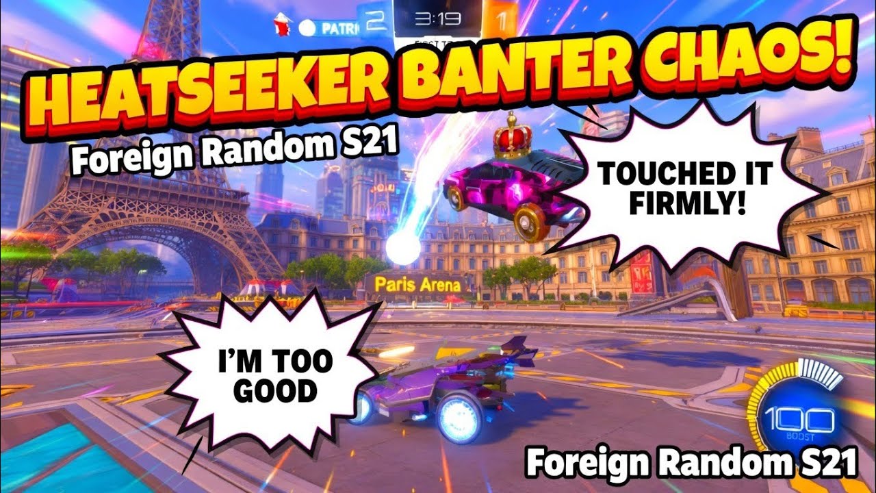 INSANE Heatseeker 2v2 with Foreign Random! 😱 Funny Banter S21 😂