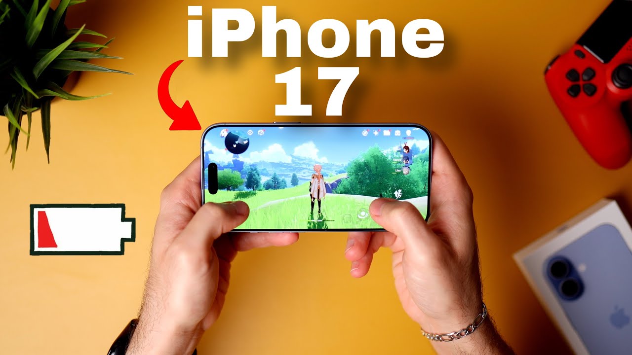Игры на iPhone 17 | ПОЛНАЯ разрядка аккумулятора!