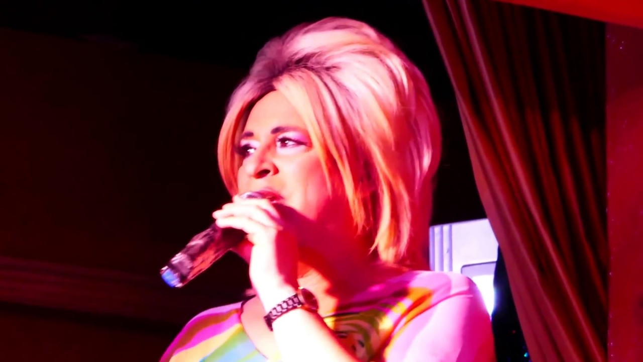 Ricky's Cabaret Bar July 2016 . Peggy Wessex, Drag Queen.