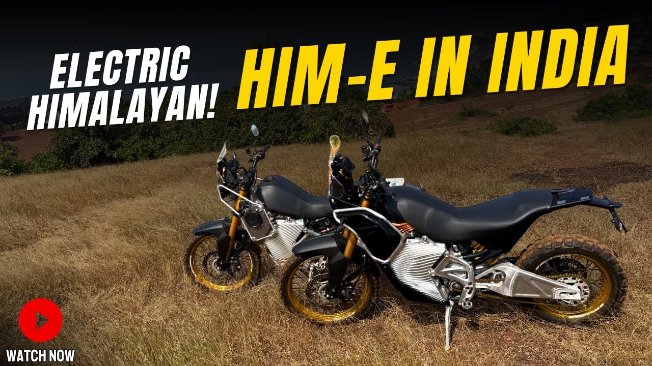 Him-E Electric Himalayan Revealed In India - All The Details