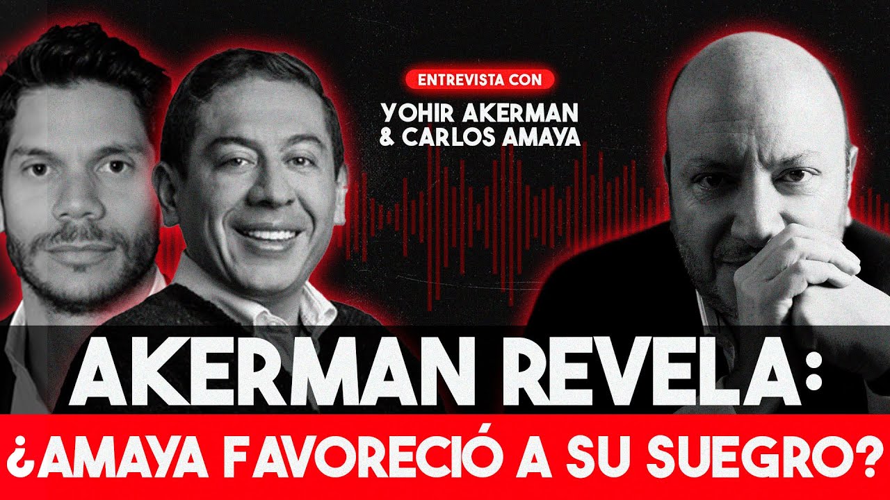 ¡Yohir Akerman vs. Carlos Amaya! ¿El político boyacense favoreció con negocios a su suegro?