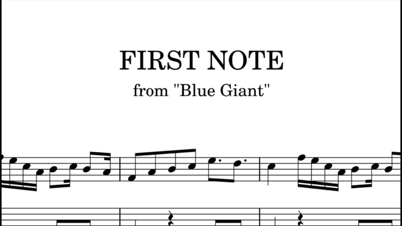FIRST NOTE from 