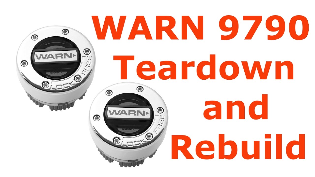 WARN 9790 Manual Locking Hub Teardown and Rebuild