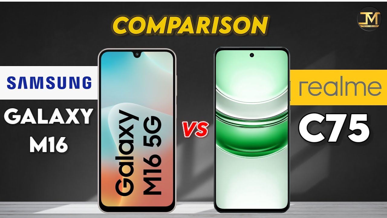 Samsung Galaxy M16 vs Realme C75 : Samsung or Realme under 15000❓🤔