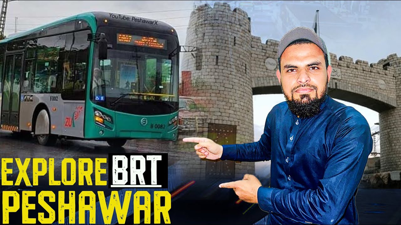 EXPLORING Peshawar BRT (FULL Tour) : PAKISTAN Most Modren Bus Service | Huzaifa Explores