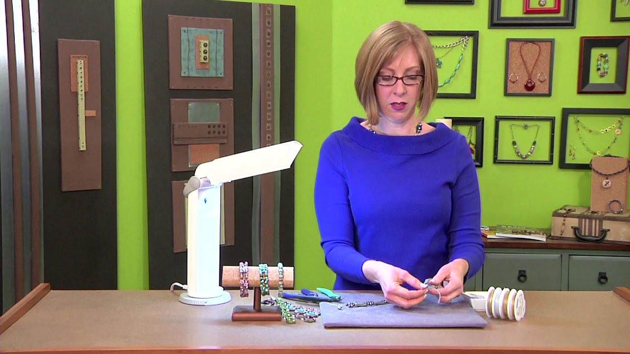 Tips for making stretchy bracelets on Beads, Baubles and Jewels with host Katie Hacker (2009-3)