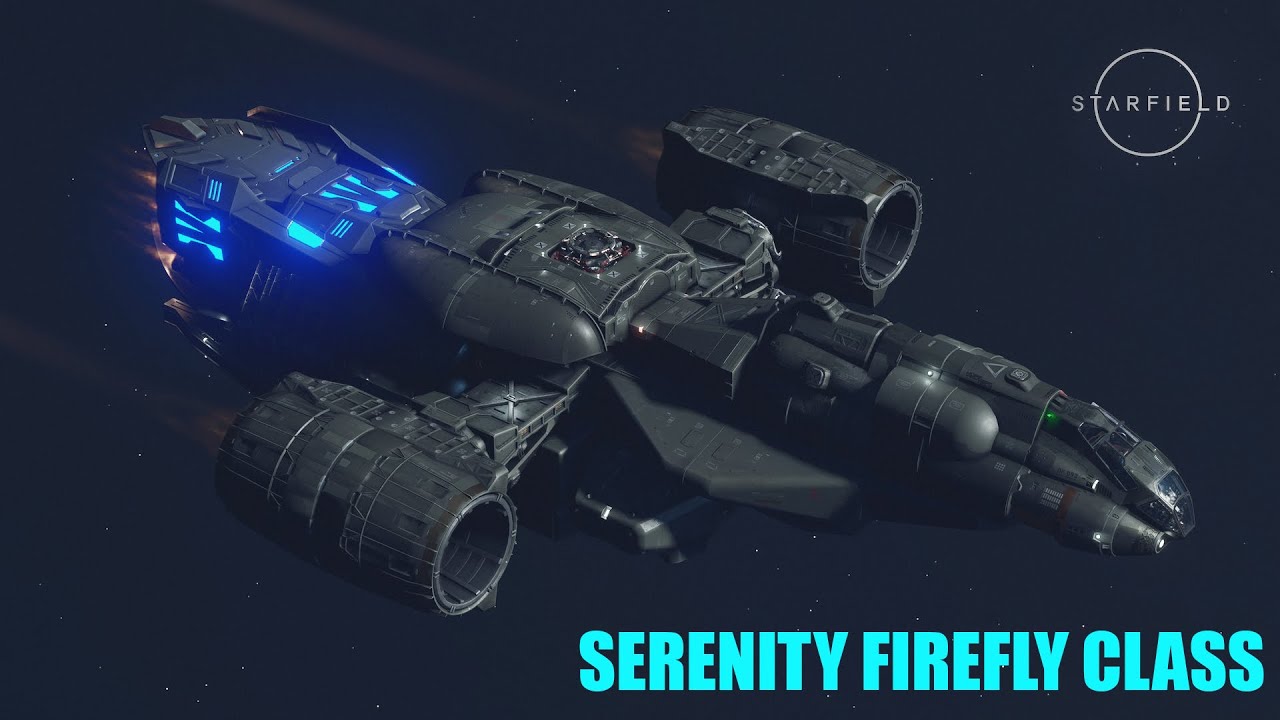 Starfield Ship Building Guide - Serenity Firefly Class ship