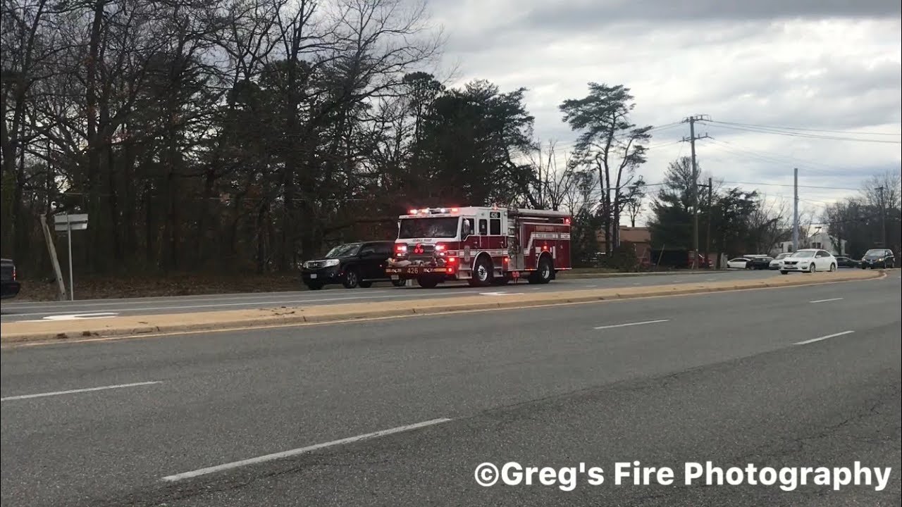 Fairfax County NEW Engine & Medic 426 Responding