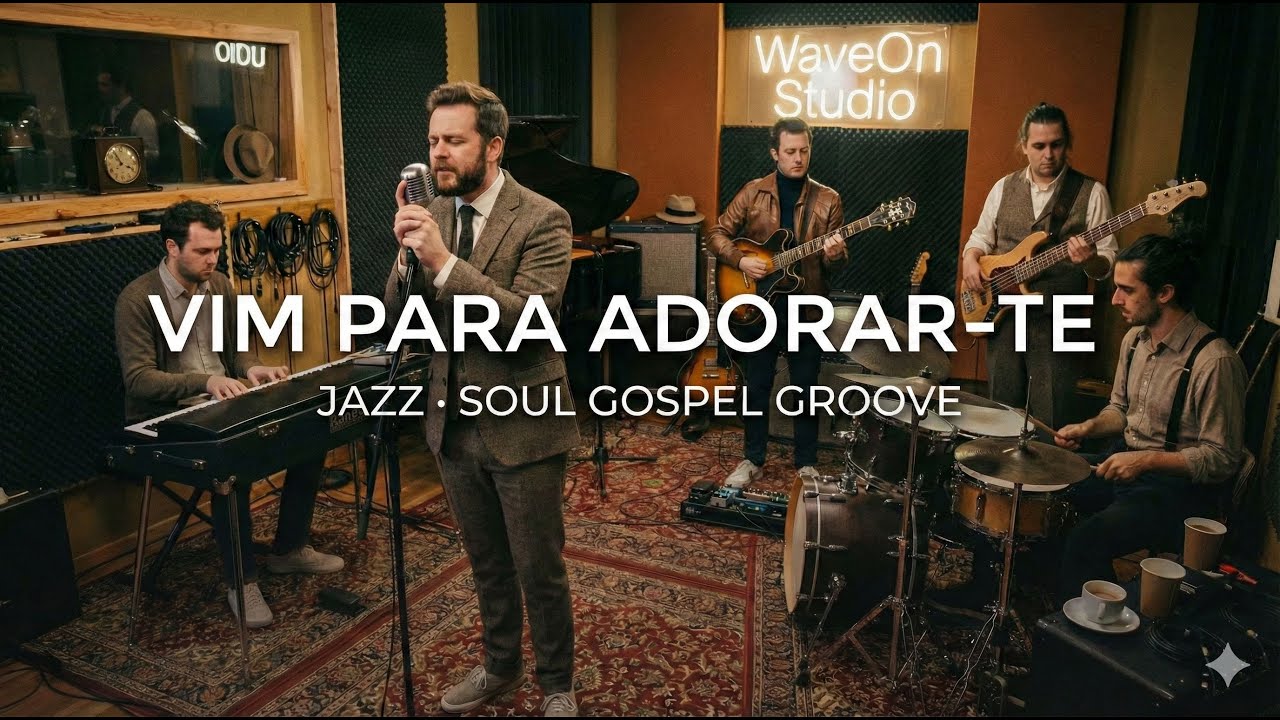 Vim Para Adorar-Te | Jazz • Soul Gospel • Groove Worship | O clima muda quando essa música começa.