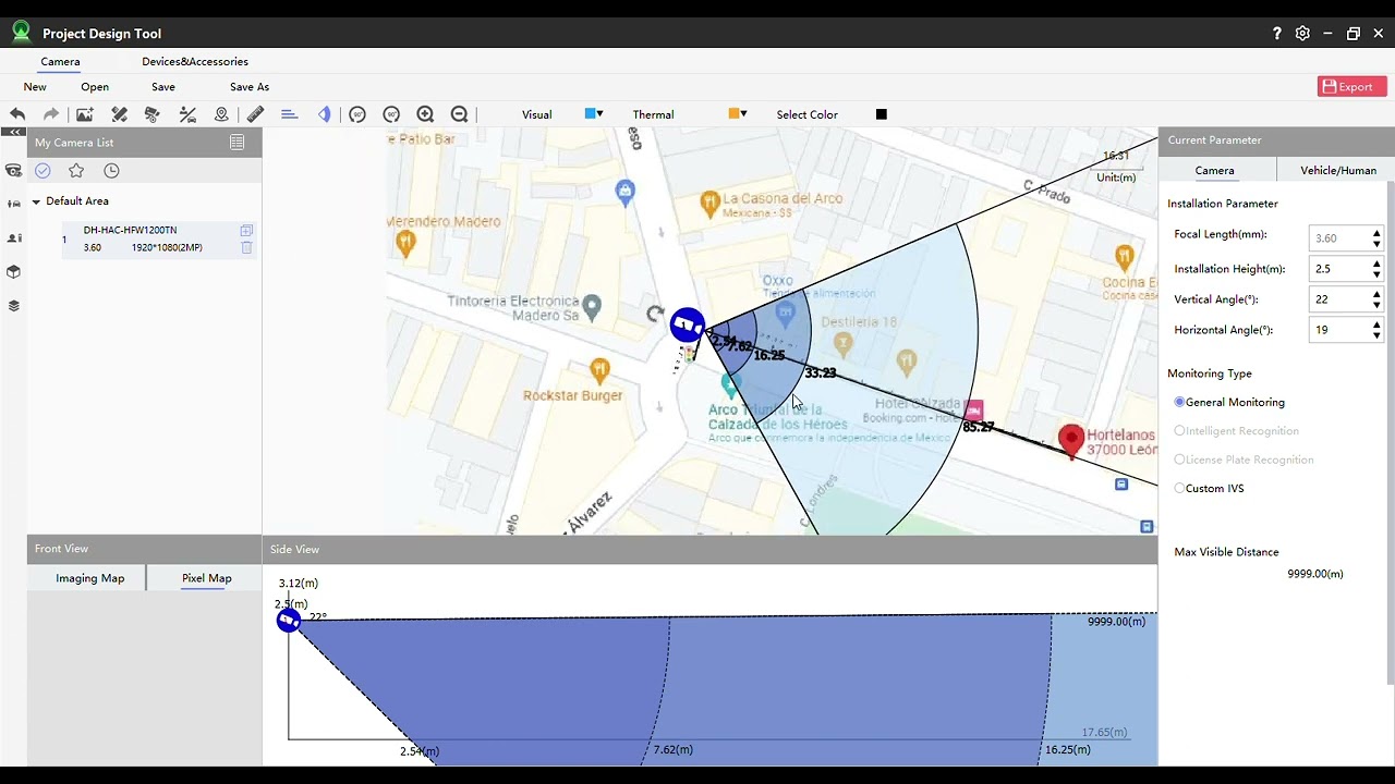 Project Design Tool de Dahua