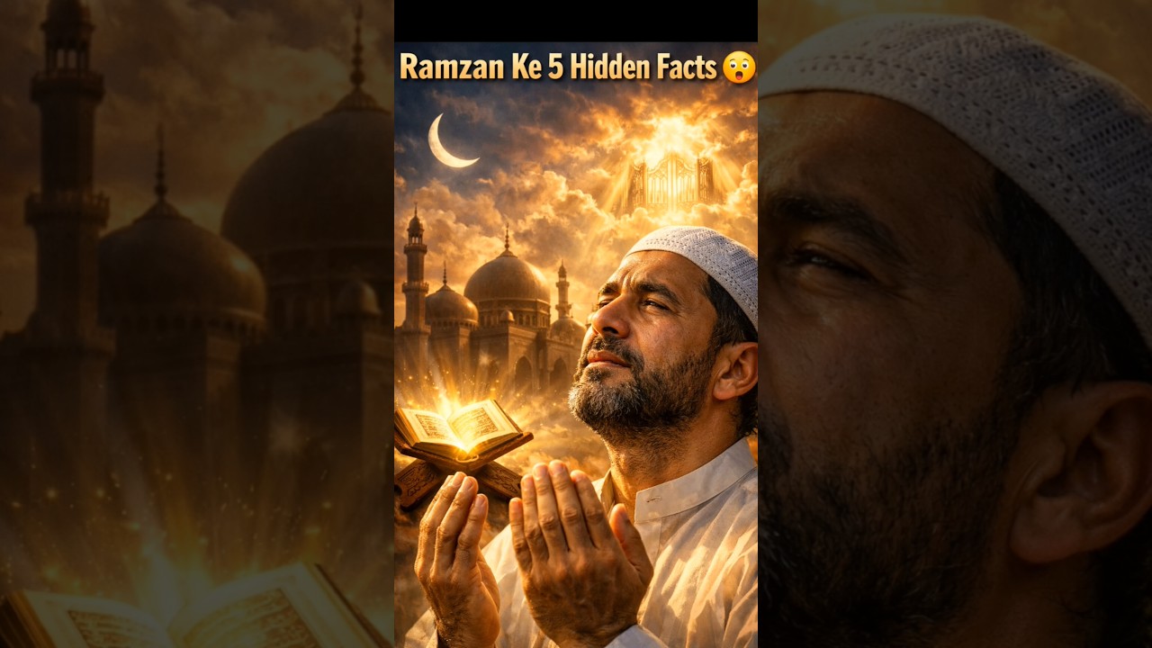 5 hidden secrets of Ramadan 🤯 that most people don't know! #ramzan #islamicfacts #ramadan2026