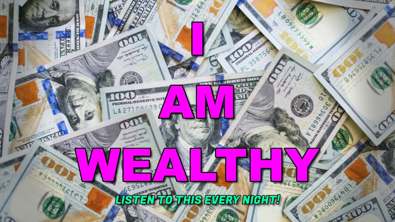 "I AM A MONEY MAGNET" Powerful Wealth Affirmations for Abundance & Prosperity - Listen Every Night!