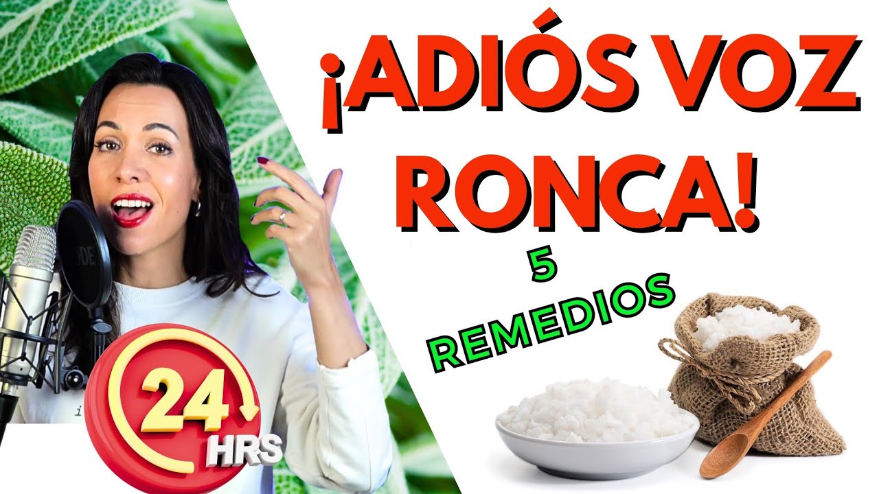 ¡Cómo curar ronquera, afonía, disfonía en 24h! ✅ Cómo RECUPERAR la VOZ rápido. Natalia Bliss