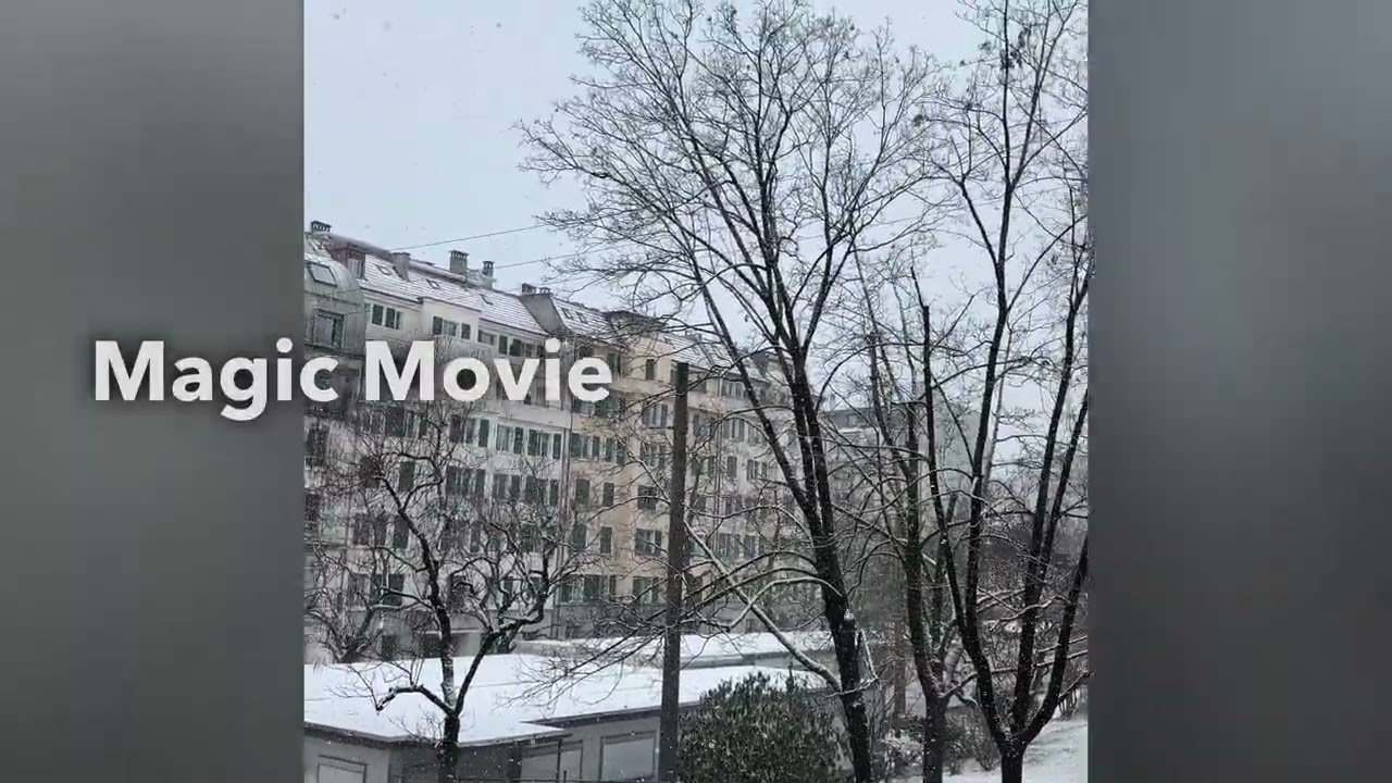 First snow in Geneva 