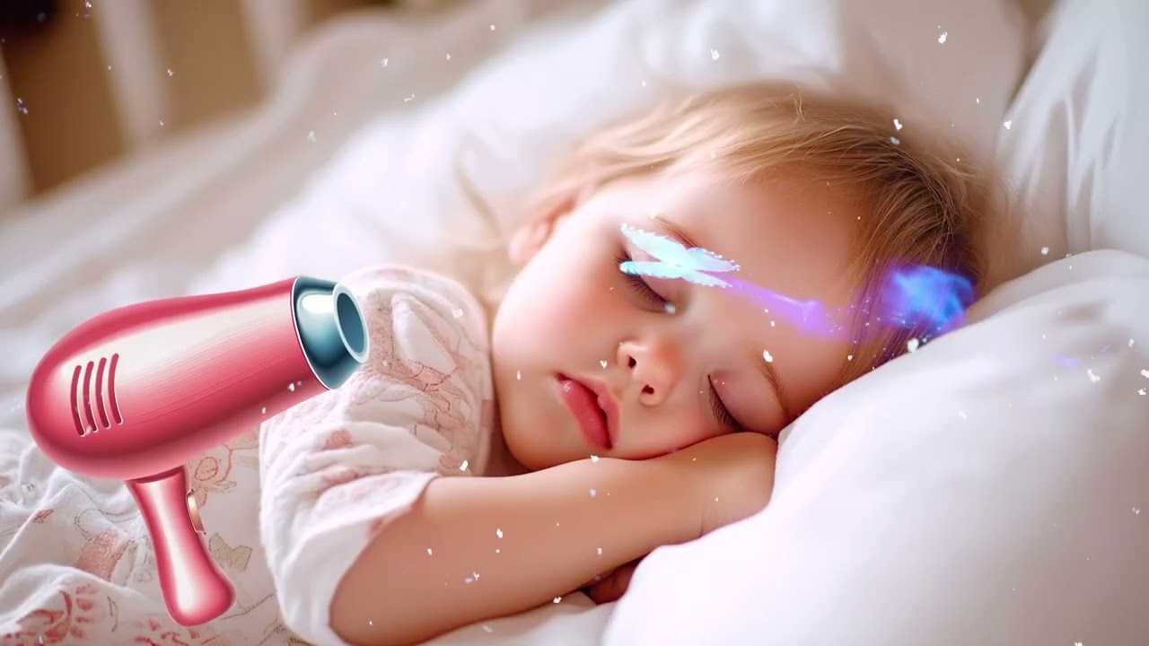 3 ชั่วโมง เสียงมดลูก | White noise Baby Sleep | ไม่มีโฆษณา แทรกแซงการหลับ | Sounds Dryer Relax Sleep