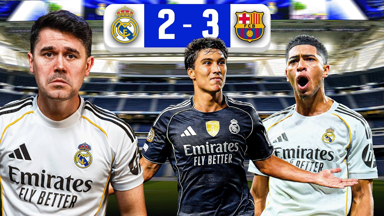 WE ARE COOKED... REAL MADRID 2 - 3 BARCELONA REACTION