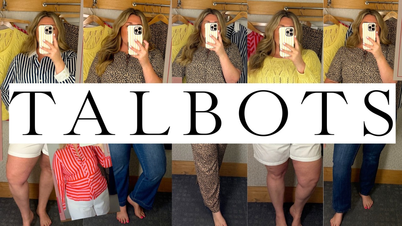 THE BEST JEANS + A LEOPARD MATCHING SET 🖤🤎 | Talbots try-on