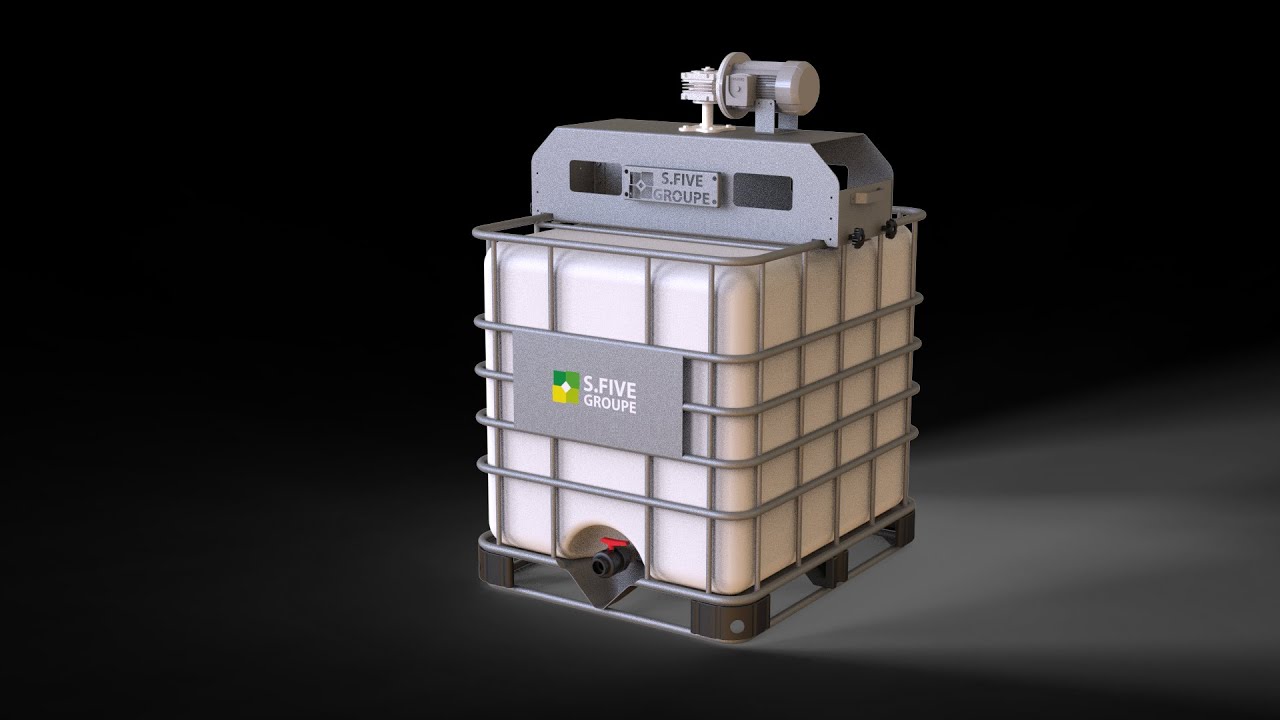 Mixxo&reg; Agitateur Mobile pour IBC | Mixing Industriel - S.FIVE GROUPE