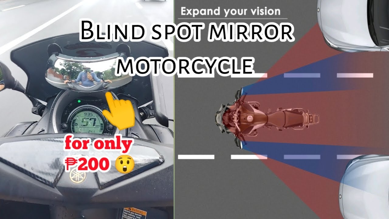 HOW TO INSTALL MOTORCYCLE BLIND SPOT MIRROR