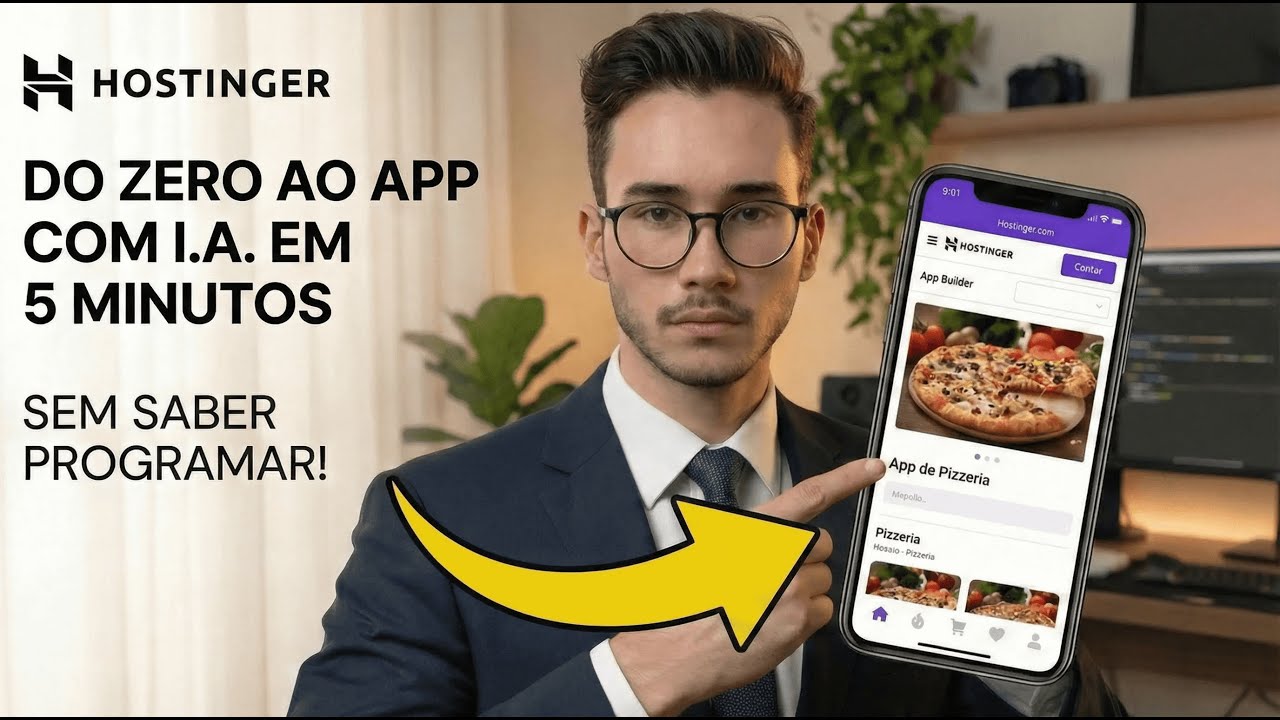 Como Criar Aplicativos Sem Saber Programar com a IA da Hostinger Horizons