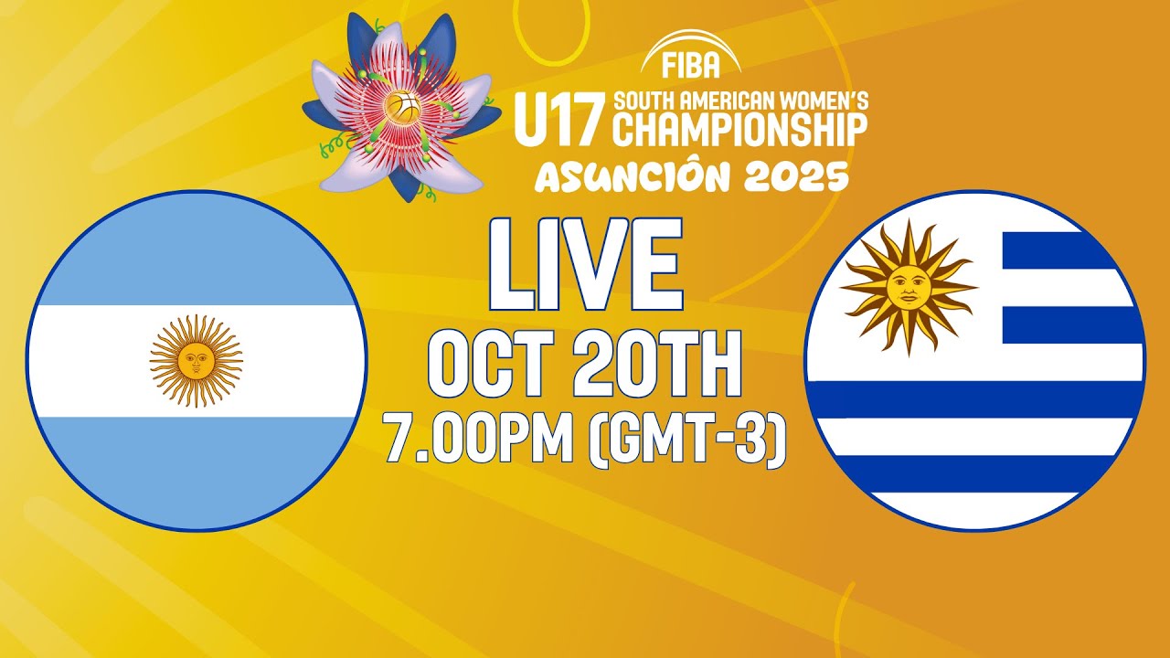 Argentina v Uruguay | Full Basketball Game | FIBA U17 South American Women's Championship 2025