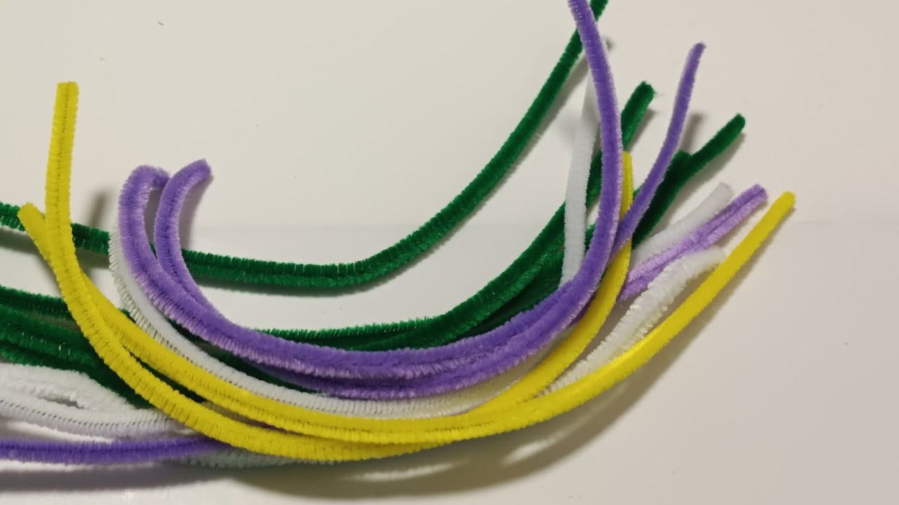 DIY How To Make Chenille Wire Teddy Flower Pot