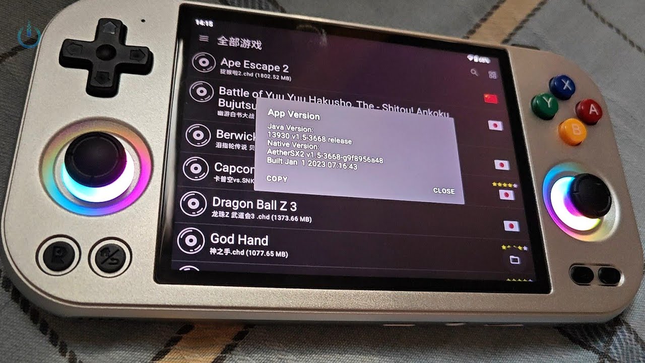 Anbernic RG477M Review and Testing Mix GamePlay anbernic rg477m