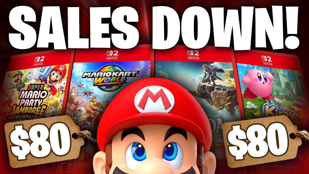 Продажи Switch 2 рухнули... Жадность Nintendo стоила им всего.