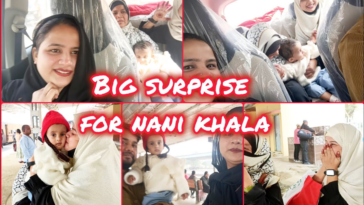 Aj toh subko kr diya shocked | Nani aur khala k liye bada surprise | ghar se aayi winter spcl cloths