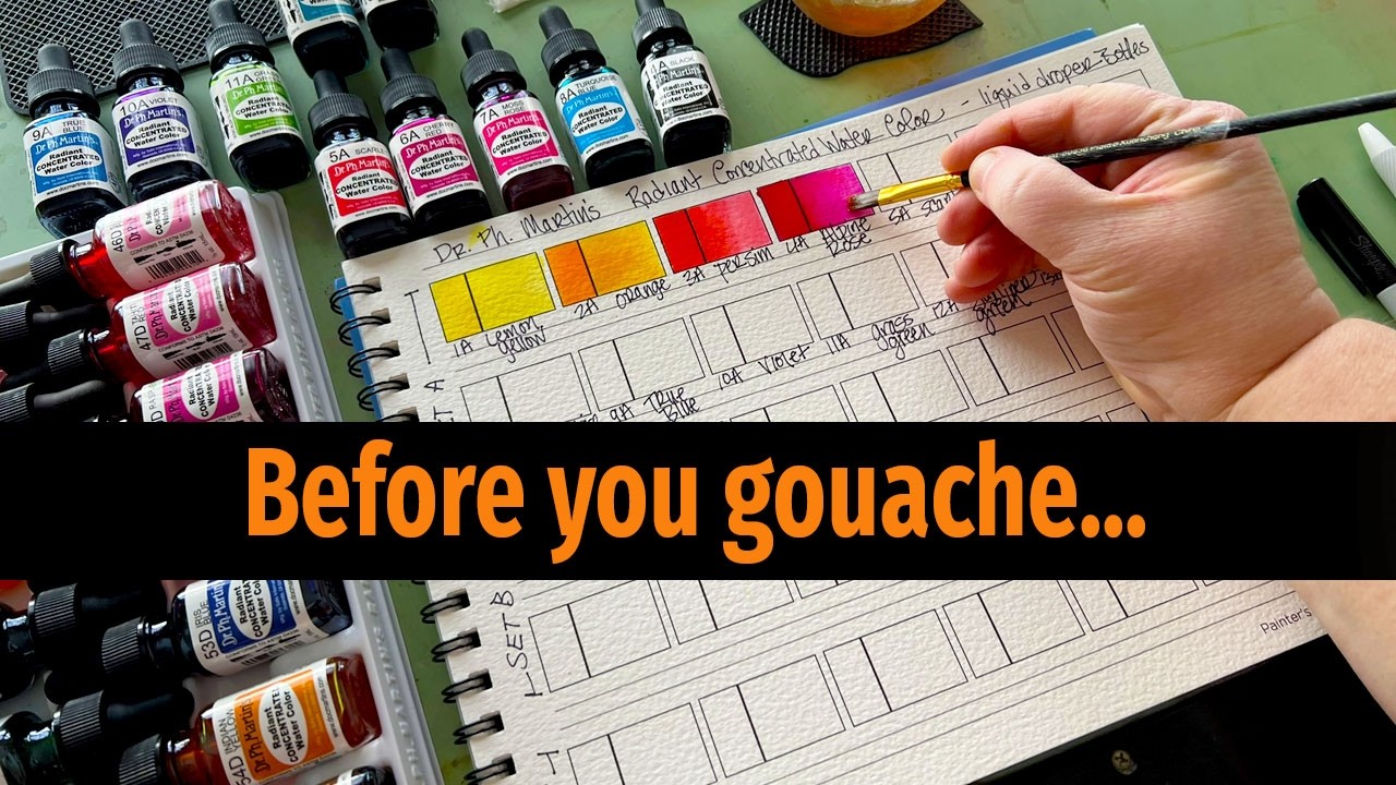 A guide to making gouache radiate with this underpainting technique