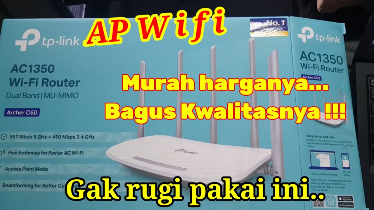 TP Link AC1350 Archer C60 Dual Band WiFi 2.4 GHz & 5 GHz