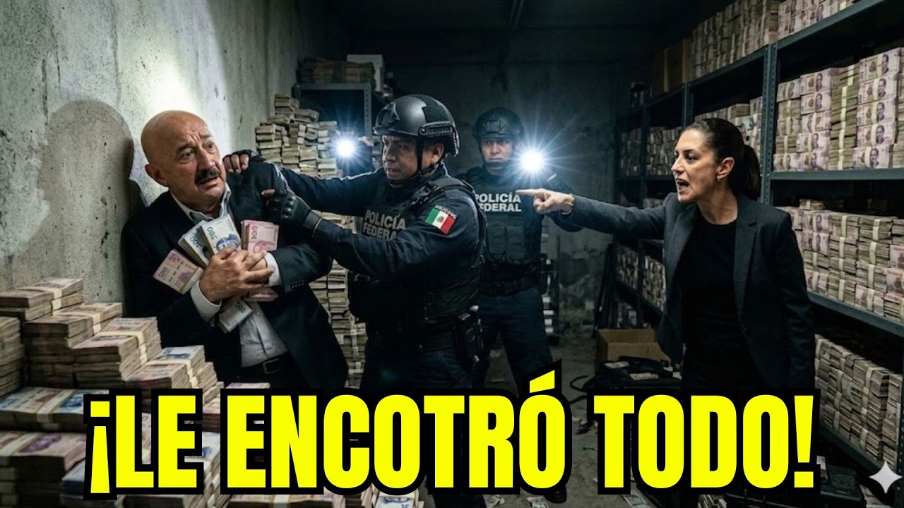 Harfuch ENCUENTRA Escondite Subterr&aacute;neo de Salinas con Fortuna Millonaria de mas de 340 Millones