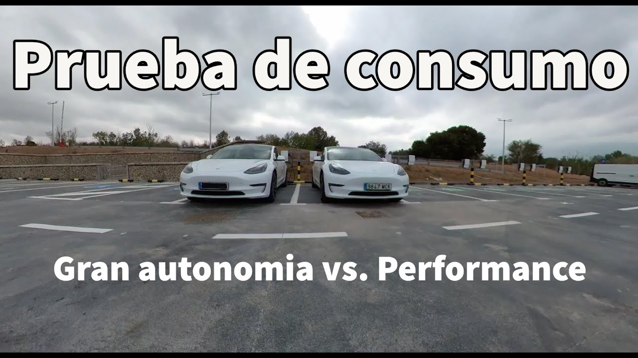 Model 3 - Gran Autonomia VS. Performance - Prueba de consumo #tesla