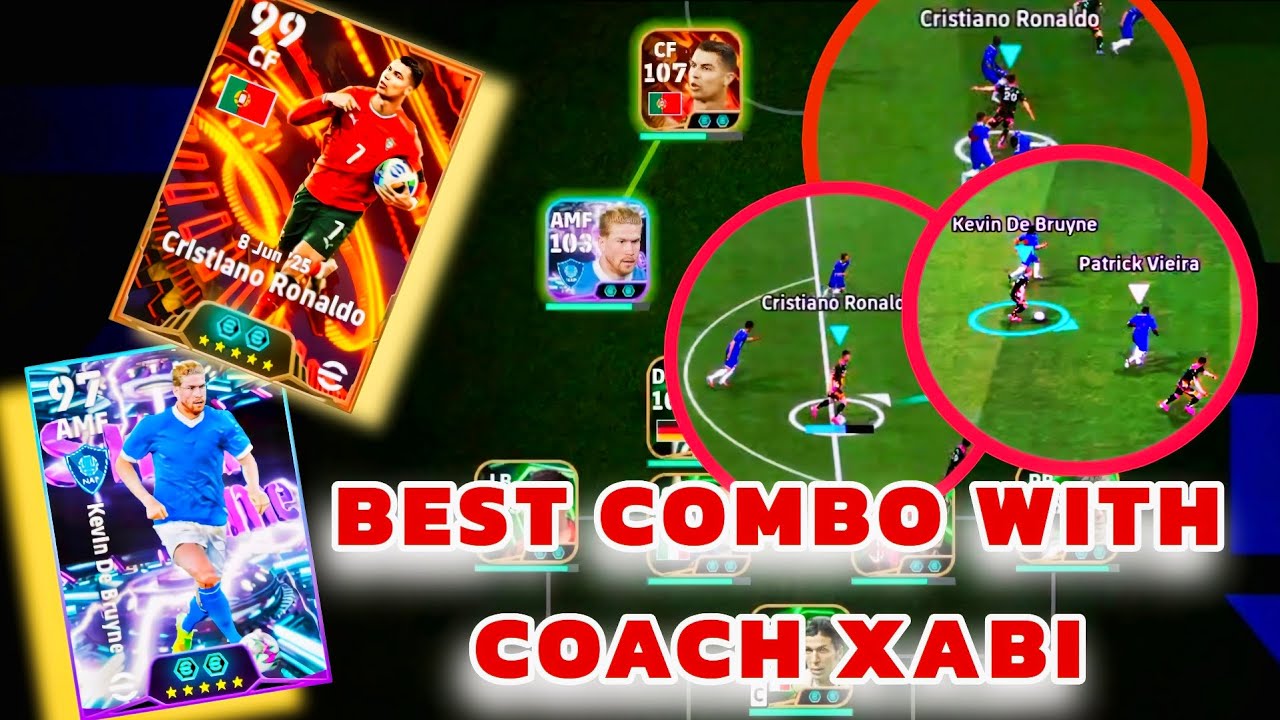 Best link up play combo with manager xabi 🔥🔥#efootball 
