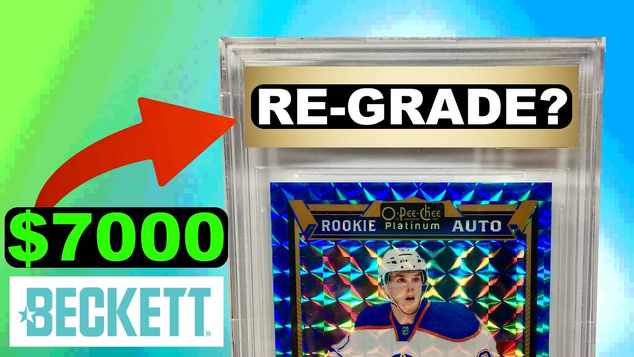 BACK FROM BECKETT - Getting My 2015-16 O-Pee-Chee Platinum Connor McDavid Rookie Auto Re-Slabbed