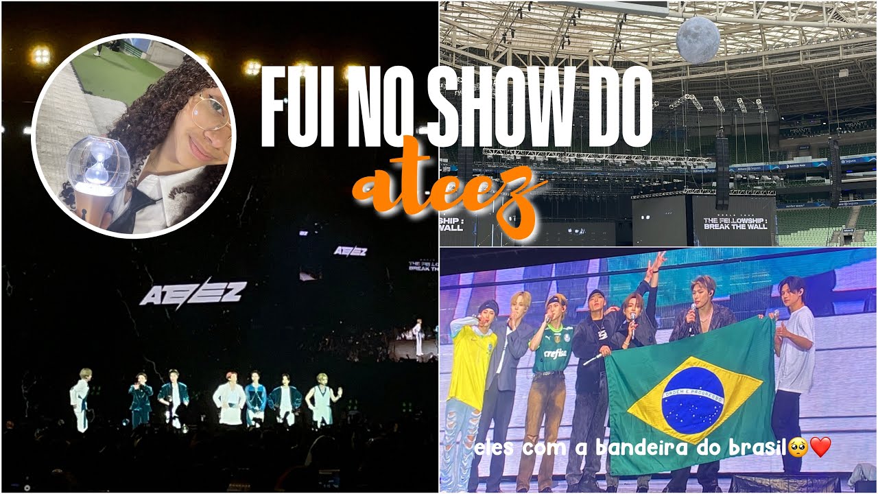 VLOG -FUI NO SHOW DO ATEEZ NO BRASIL! foi incrível😭😭❤️