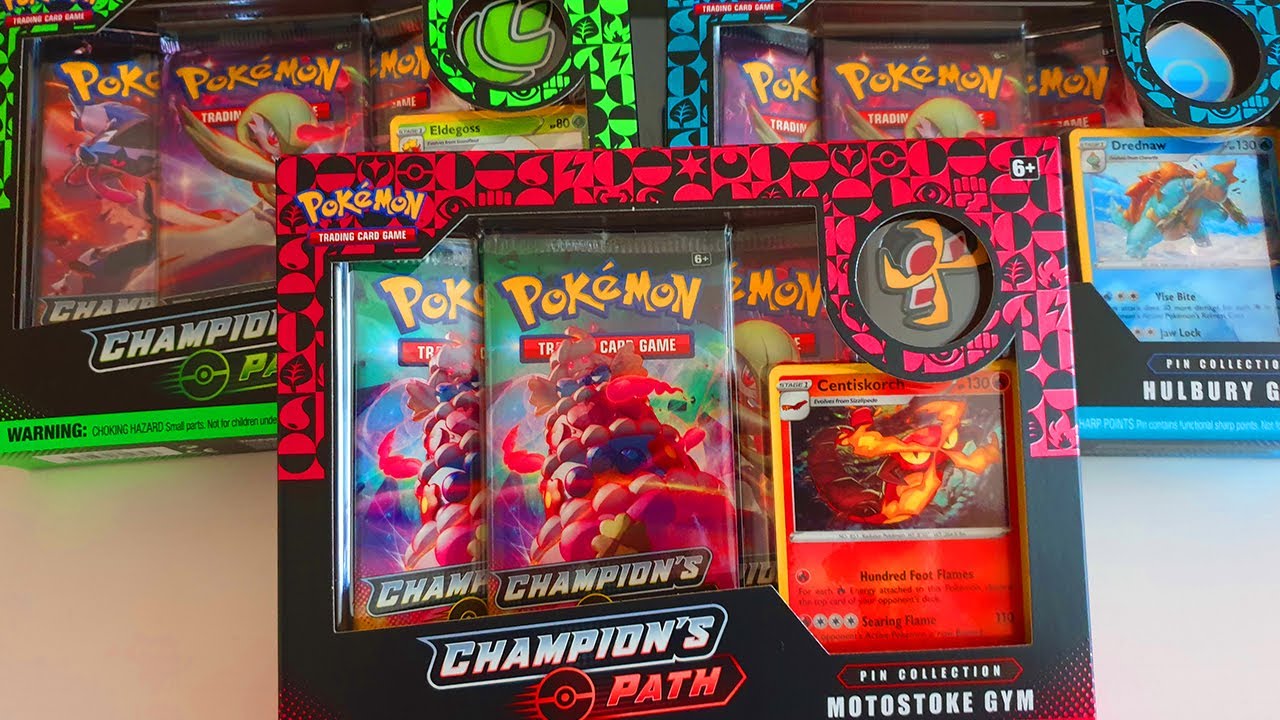 Pokemon Champions Path Pin Collection unboxing - Pokemon TCG