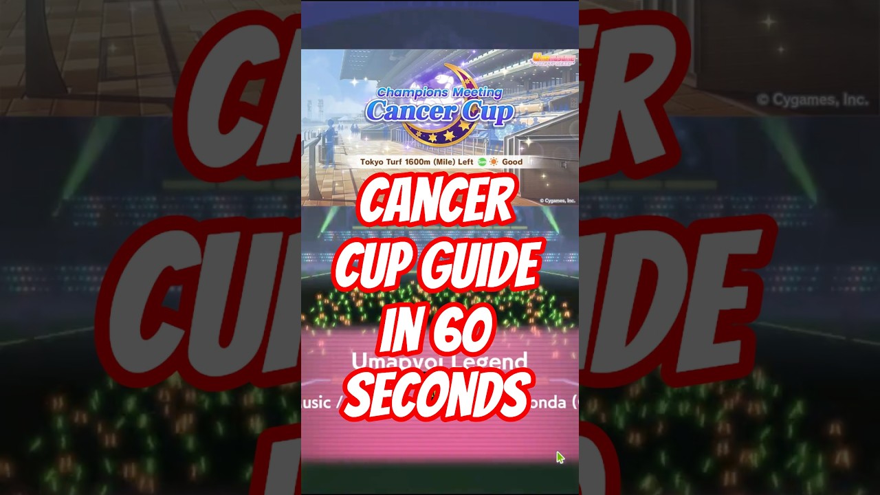 The MOST IMPORTANT GUIDE You NEED for Cancer Cup | Uma Musume Pretty Derby