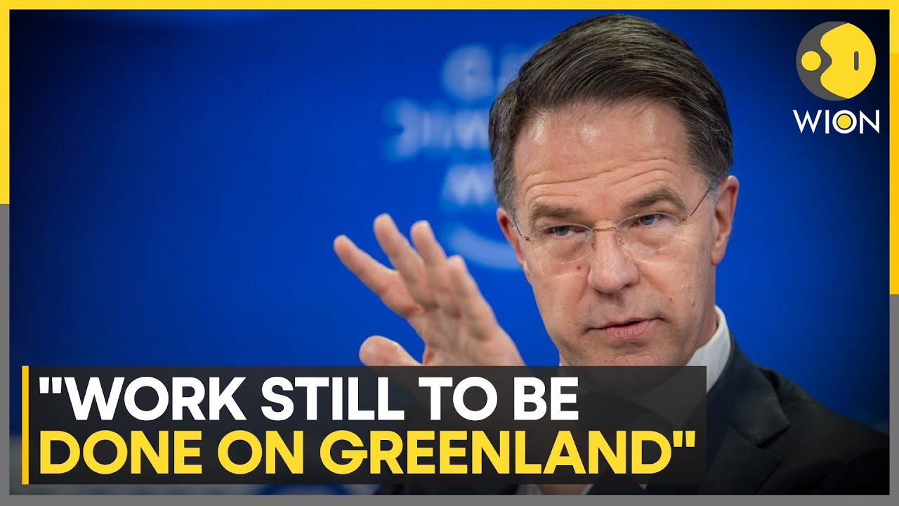 NATO Chief Meets US President in Davos | Trump: I Want Greenland But Won't Use Force | WION NEWS