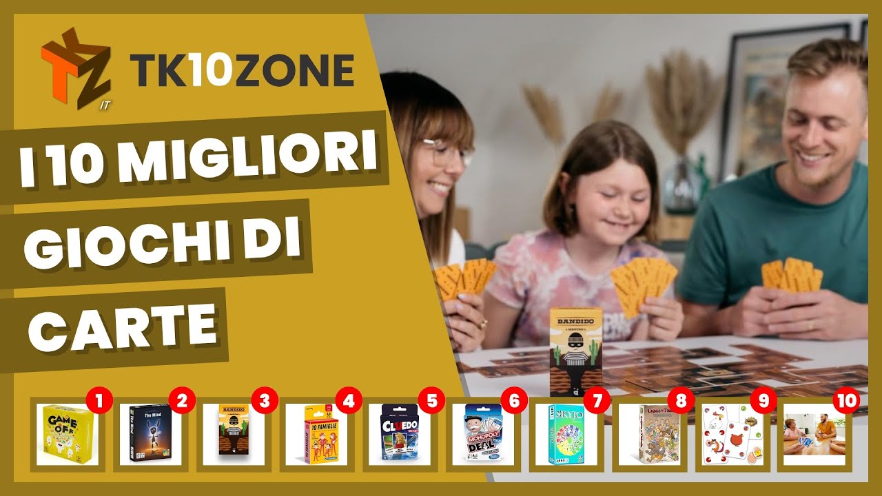 I 10 migliori giochi di carte