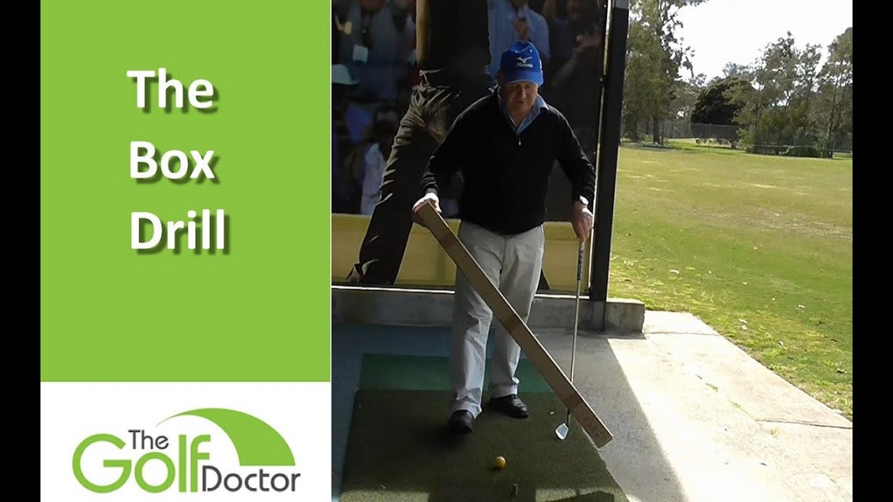 Improve Your Swing Path With The Golf Box Drill.
