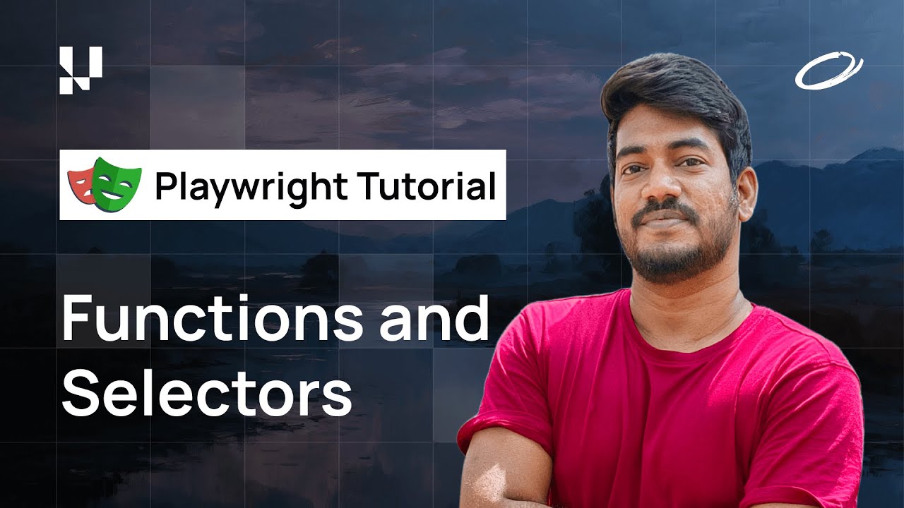 How To Use Functions And Selectors | Playwright With TypeScript Tutorial 🎭| Part 2