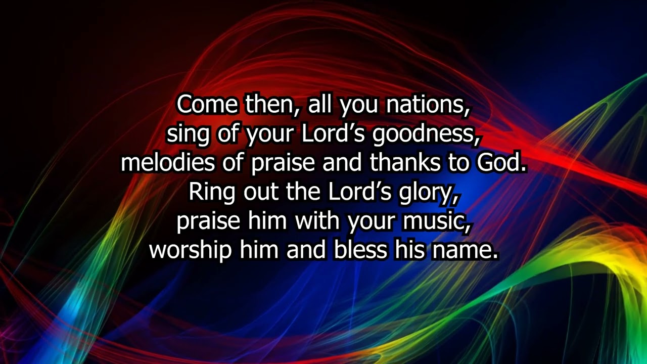Sing of the Lord's Goodness (Singing the Faith 65 /StF 65)