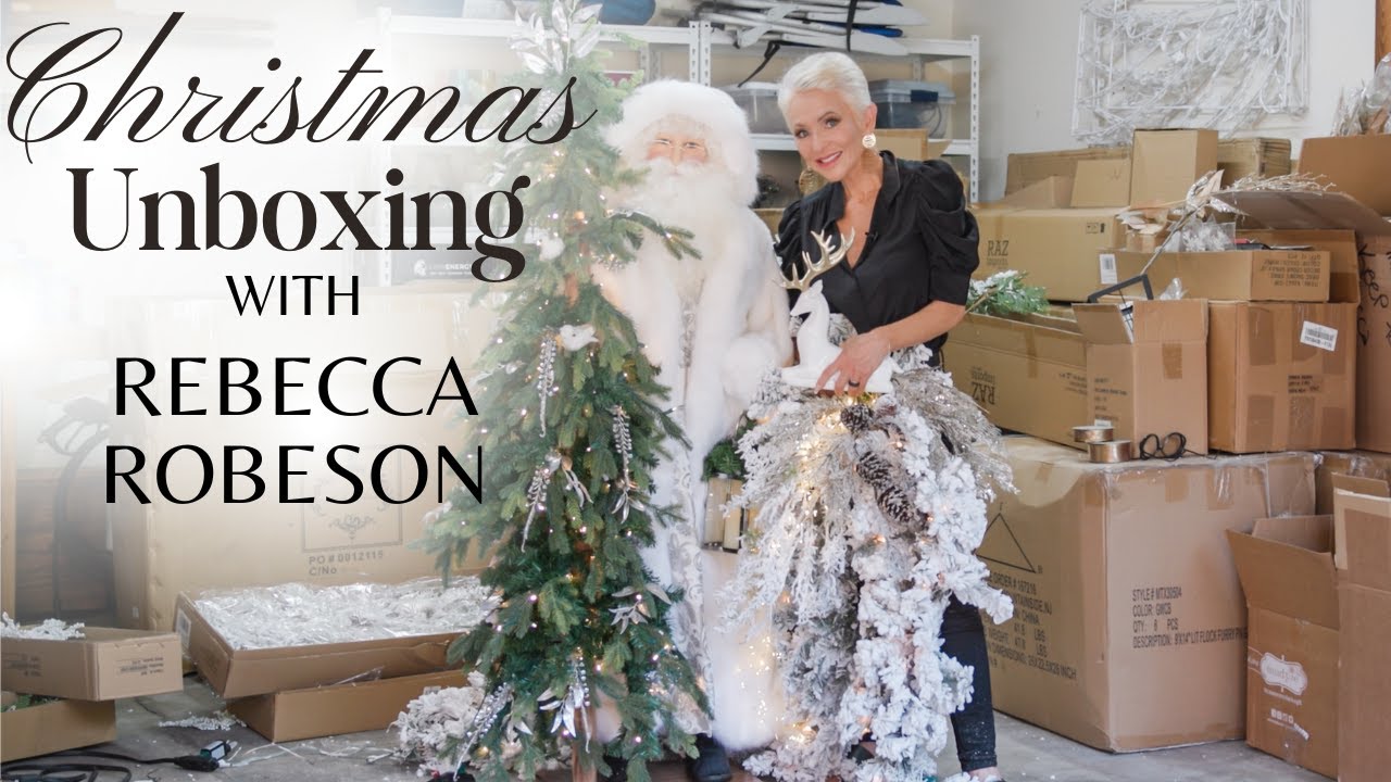Christmas Unboxing with Rebecca Robeson | Christmas Decor