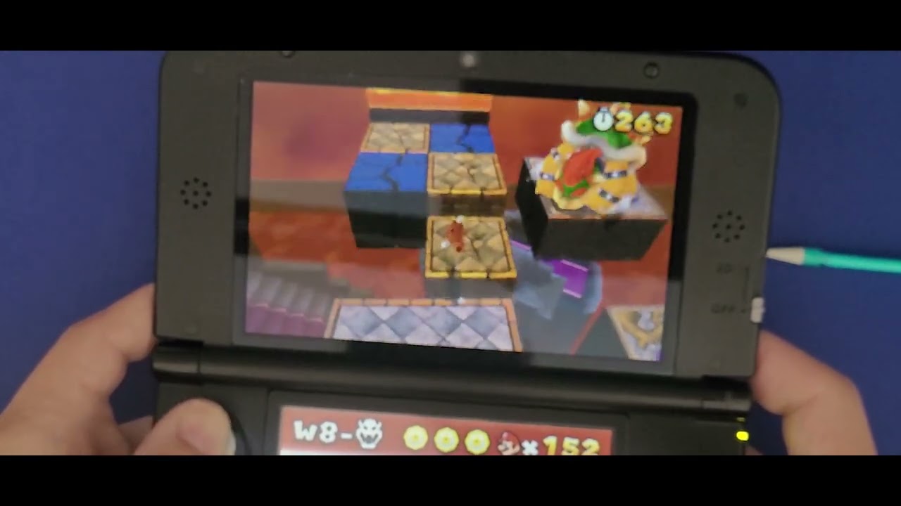 SUPER MARIO 3D LAND - NINTENDO 3DS - W8-CASTELO/CASTLE (COM FINAL/WITH FINE)