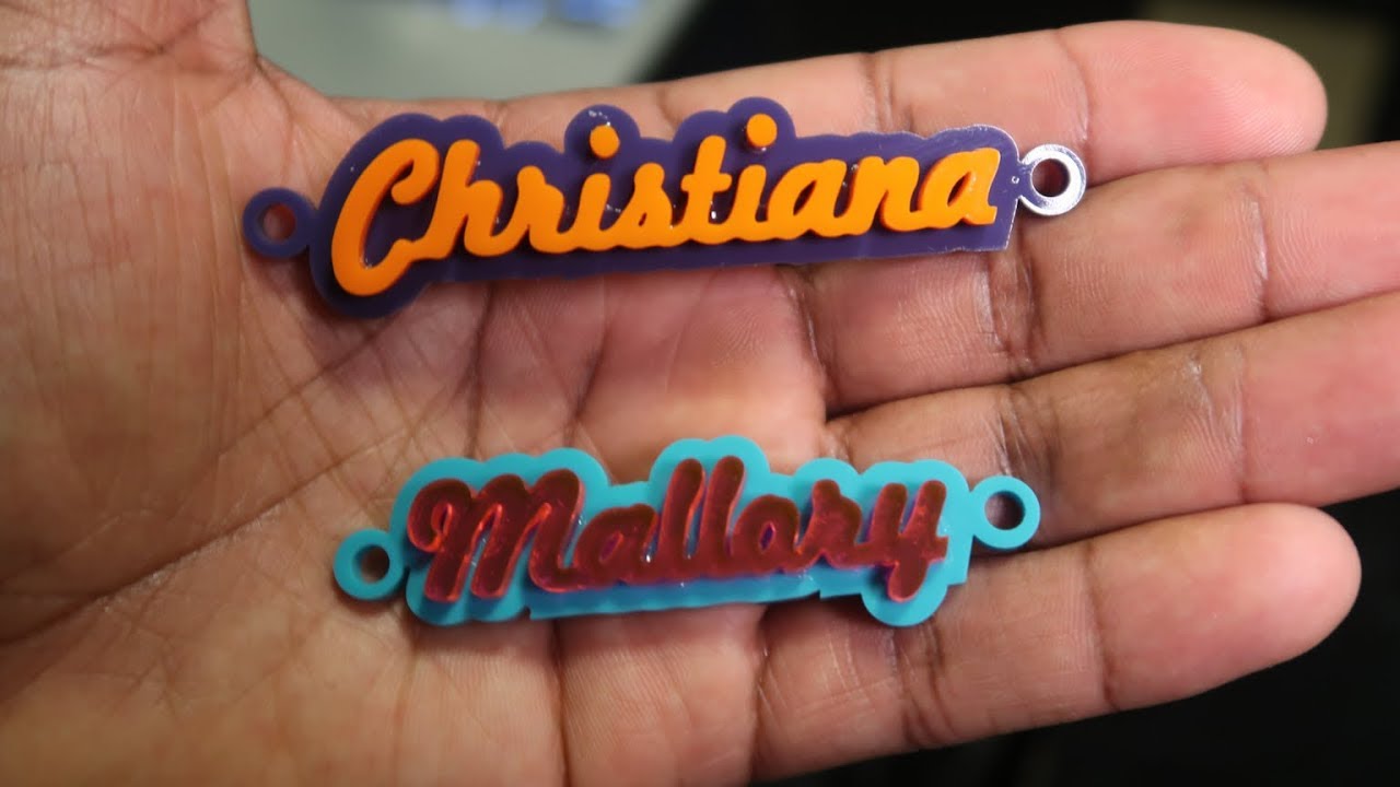 Laser Cut Name Plate using Glowforge Basic