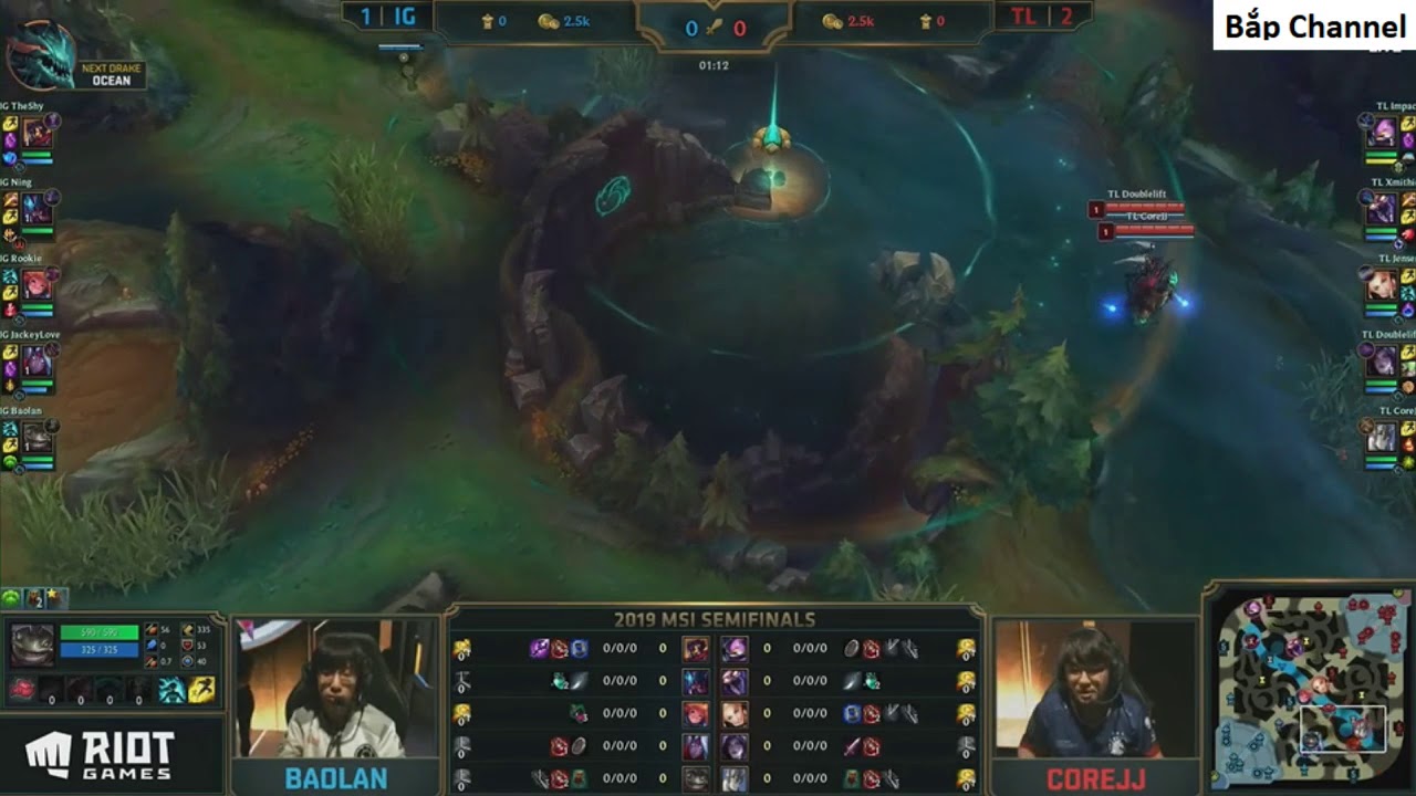 MSI 2019: IG vs TL (Bo5) Game 4 | Semifinals Day 1 | Địa chấn xuất hiện