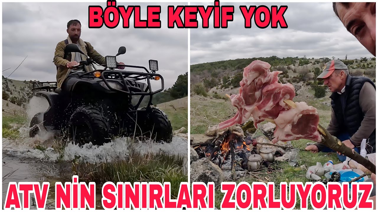 BÖYLE KEYİF YOK~ HEYECAN TAVAN YAPTI~ATV NİN SINIRLARI ZORLUYORUZ~PİSKOPATIN MİNİK MİSAFİRLERİ
