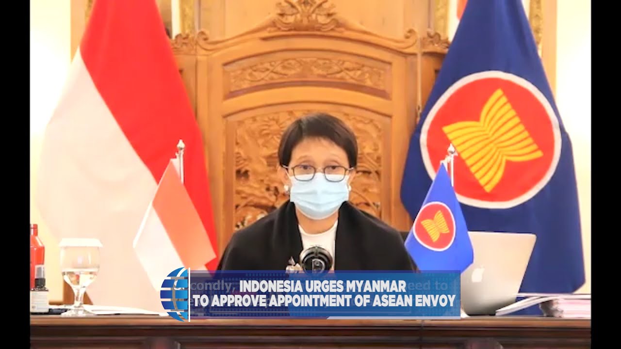 Indonesia Urges Myanmar to Approve ASEAN Envoy