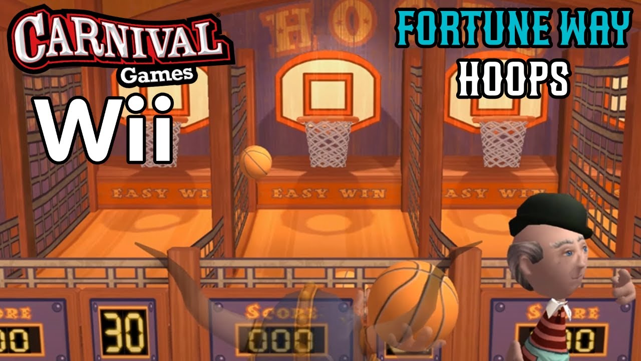 Carnival Games (Wii) - Hoops High Score & All Prizes [Fortune Way]